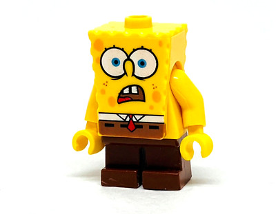 Lego Shocked SpongeBob Schwammkopf Minifigur