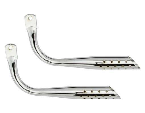 ALTA Lowrider Bicycle Muffler Oblique With Holes CHROME OR GOLD SHOW BIKE PARTS