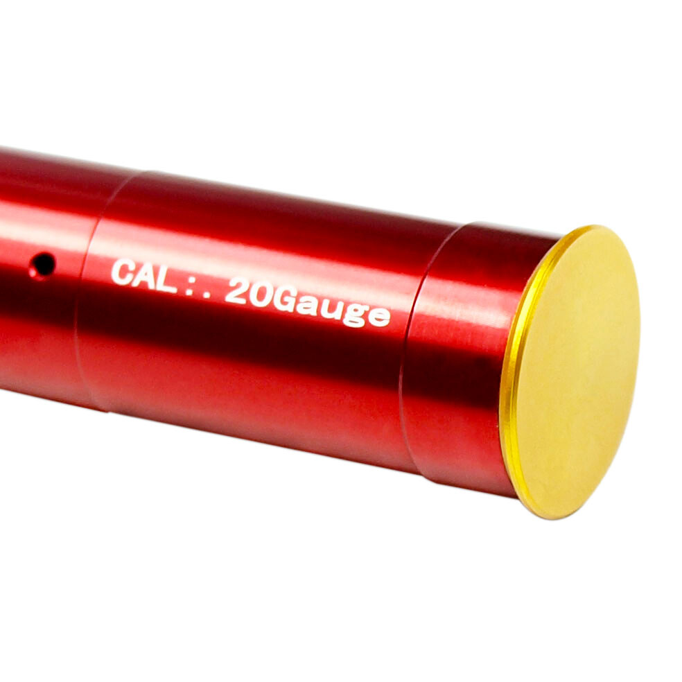 Laser Bore Sight 20 Gauge Barrel Target Cartridge Boresighter for 20 GA