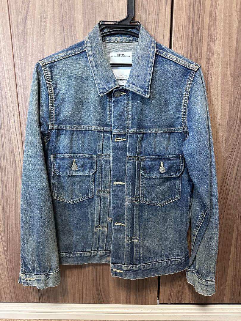 VISVIM SS 101 JKT DAMAGED Denim Jacket Indigo Cotton Size 1 VISVIM SS 101 JKT DAMAGED Denim Jacket Indigo Cotton Size 1