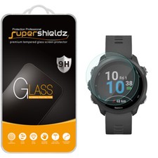 2X Supershieldz Tempered Glass Screen Protector for Garmin Forerunner 245 Music
