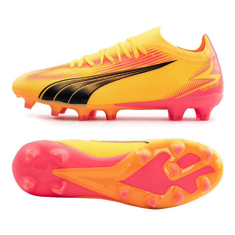 Puma Ultra Match FG/AG 107754-03 Orange Mens Soccer Shoes Puma Ultra Match FG/AG 107754-03 Orange Mens Soccer Shoes
