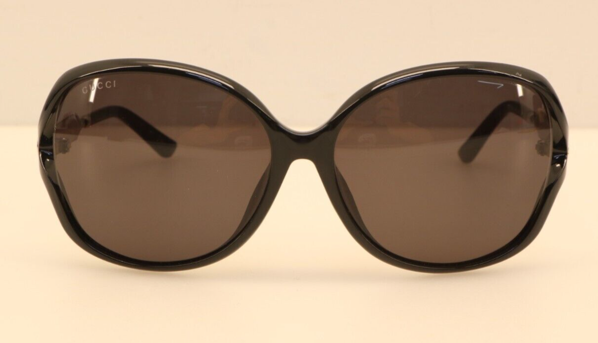 Gucci SUNGLASSES GG0076S 001 BLACK/GOLD 62-15-130 | eBay display picture 1