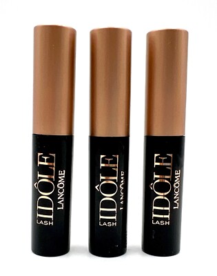 3 of : Lancome Idole Lash Lifting Volumizing Mascara ~ Glossy Black ~ 2.5ml each