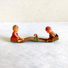 Vintage Kid Giocare Mare Sega Latta Celluloide Colorato Dipinto da Collezione