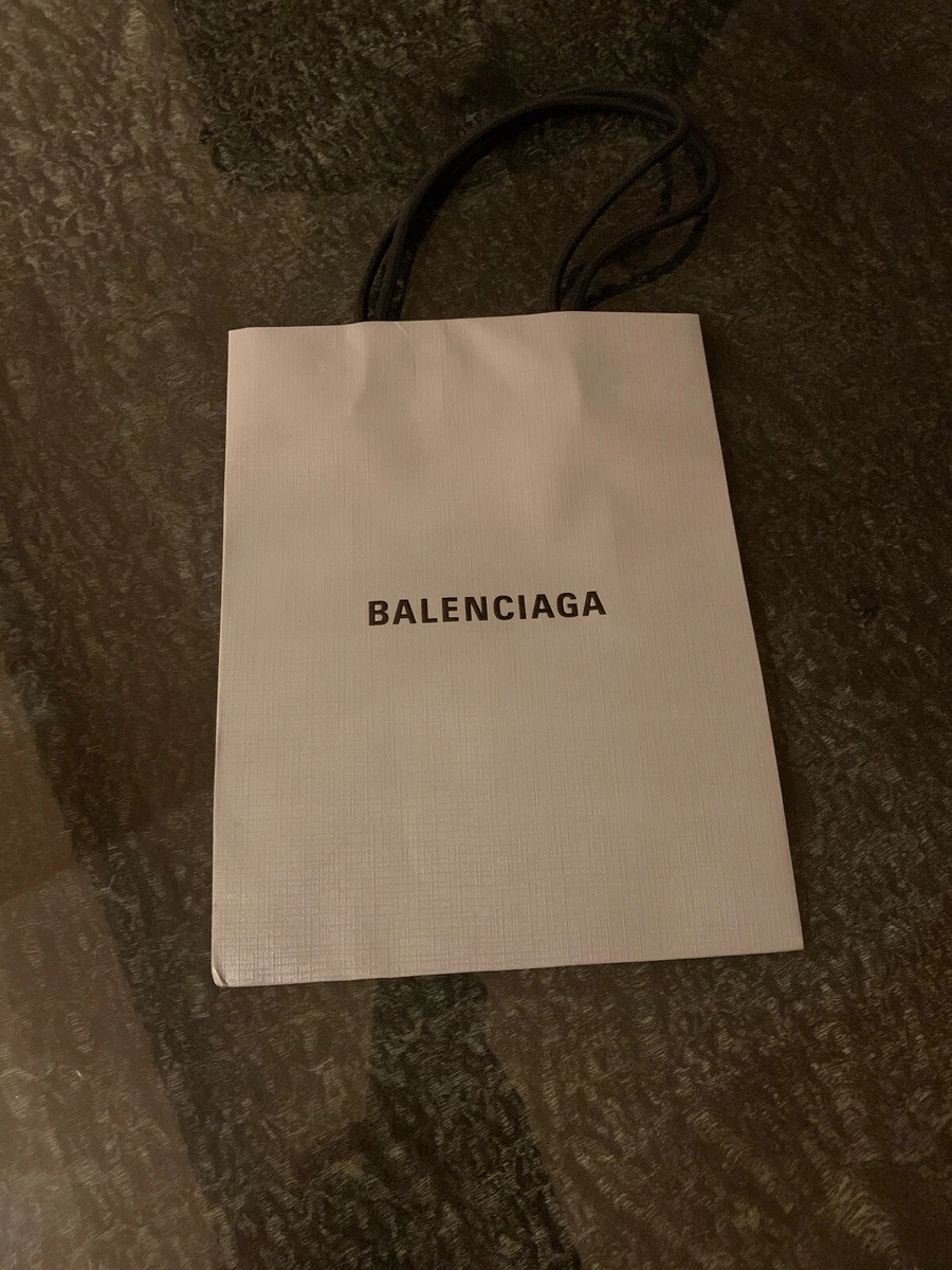Genuine Balenciaga Paper Gift Bag Pre loved Never Used eBay
