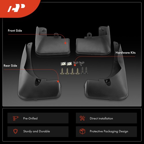 4x Splash Guard Mud Flaps For Toyota Rav42013 2014 2015 2.5L L4 Sport Utility - Picture 3 of 8