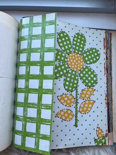 vtg vinyl wallcovering wallpaper sample book 70s early 80s
