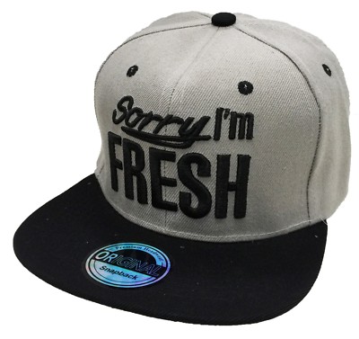 SNAPBACK FRESH CAP KAPPE BASECAP MÜTZE HIP HOP COOL TRUCKER CAPPY GRAU SCHWARZ