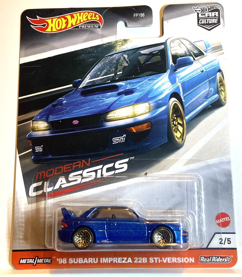 Hot Wheels 8 Pc Subaru Impreza 22B STi-version New Treasure Hunt Zamac Tomica 15 - Image 2 of 4