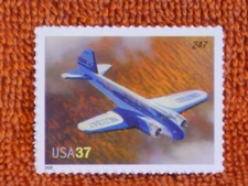 Advances in Aviation - 5 Airplane Postage Stamps - The Boeing 247 - No. 3916