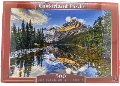 Morning Sunlight in the Rockies 500 Piece Jigsaw Puzzle by Castorland NEW!