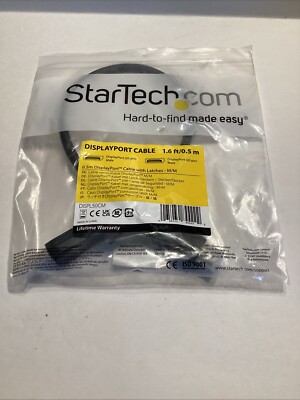StarTech.com 50cm (1ft) DisplayPort 1.2 Cable - 4K x 2K Ultra HD VESA