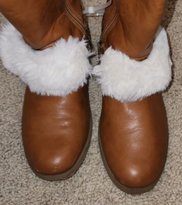 UGG chestnut Brown mid-calf side zip boots sz style 1094583k