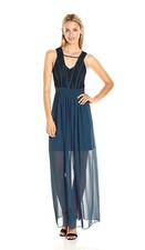BCBGeneration Women's Binded Contrast Maxi Dress - Size 0