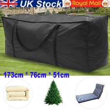 Extra Large Zipped Waterproof Garden Furniture Cushion Storage Bag Heavy Duty UK