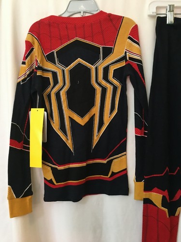 NWT Disney Store Spiderman Costume Tight Fit Pajama Set Boy Marvel many sizes - Picture 3 of 4