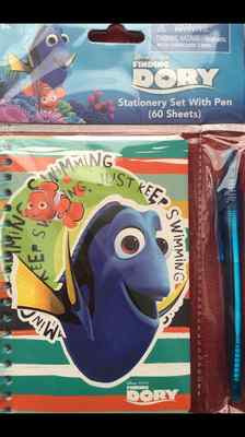 Finding Dory Stationery Set With Pen. Great For Back To School!