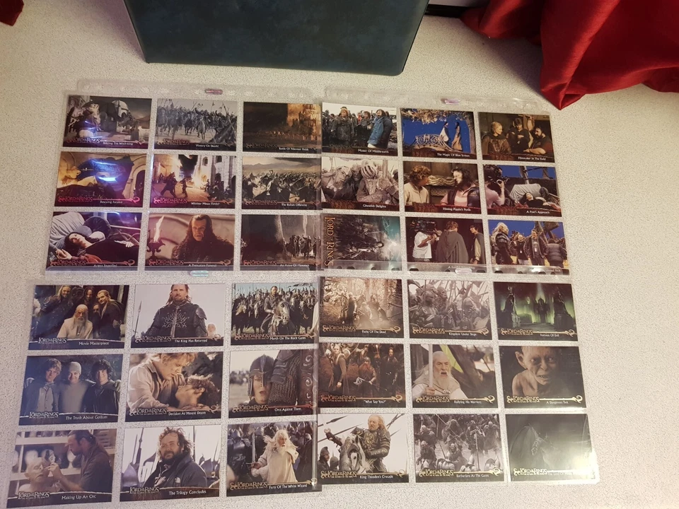 Lord Of The Rings Binder Of  Cards TOPPS LOTR TRADING CARDS " Lord of the Rings" - Image 3 of 4