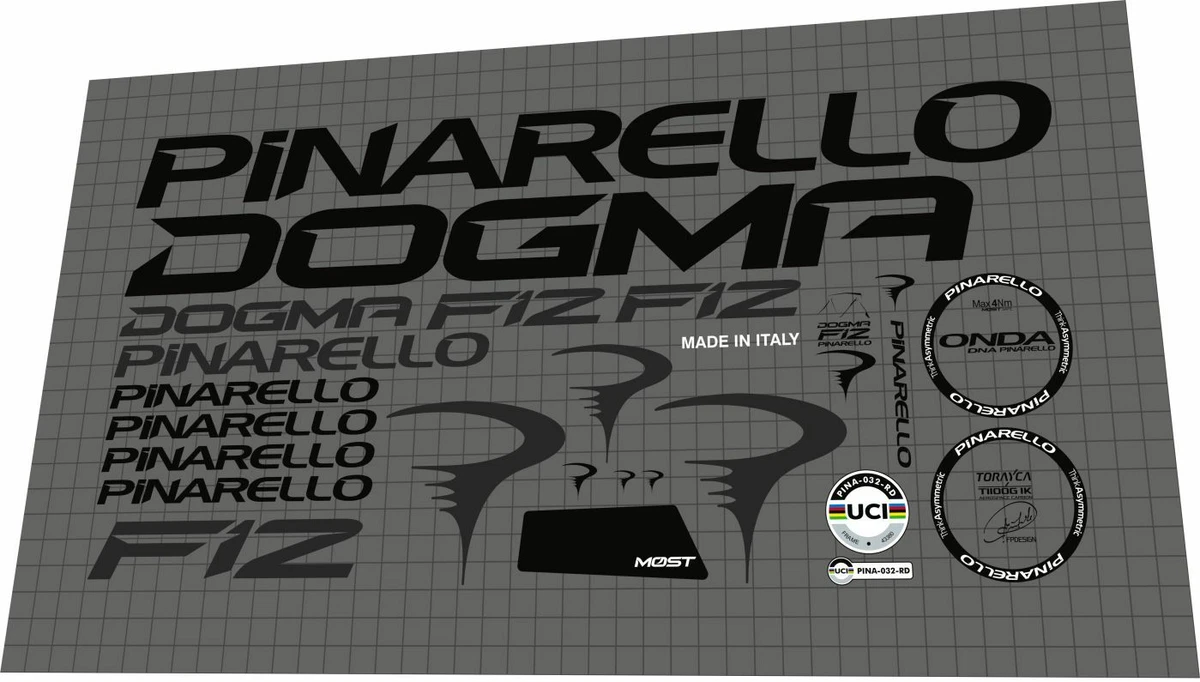 PINARELLO Dogma 2020 F12 Frame Decal Set