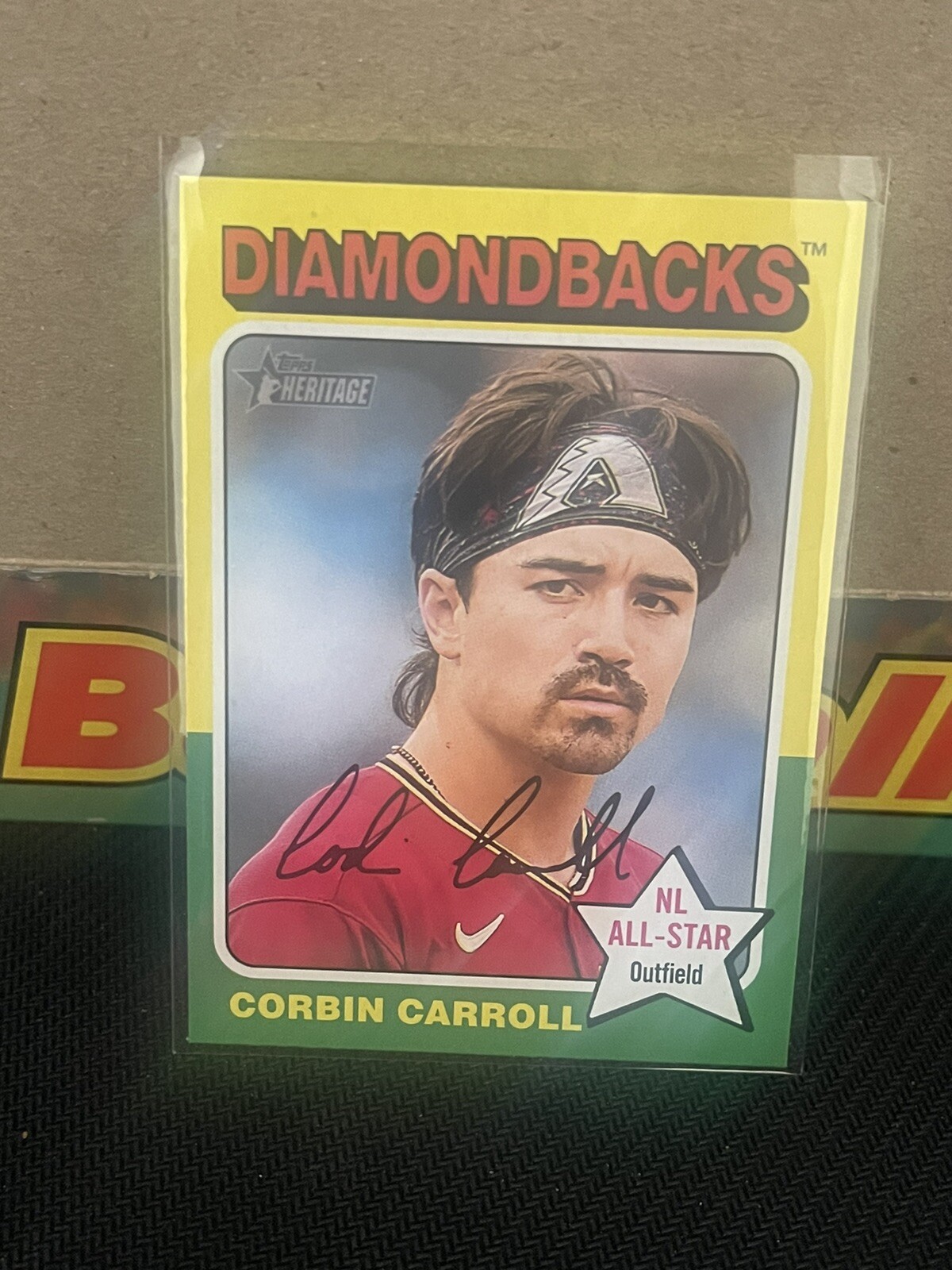 Corbin Carroll 2024 Topps Heritage #372 Image Variation SP Arizona Diamondbacks