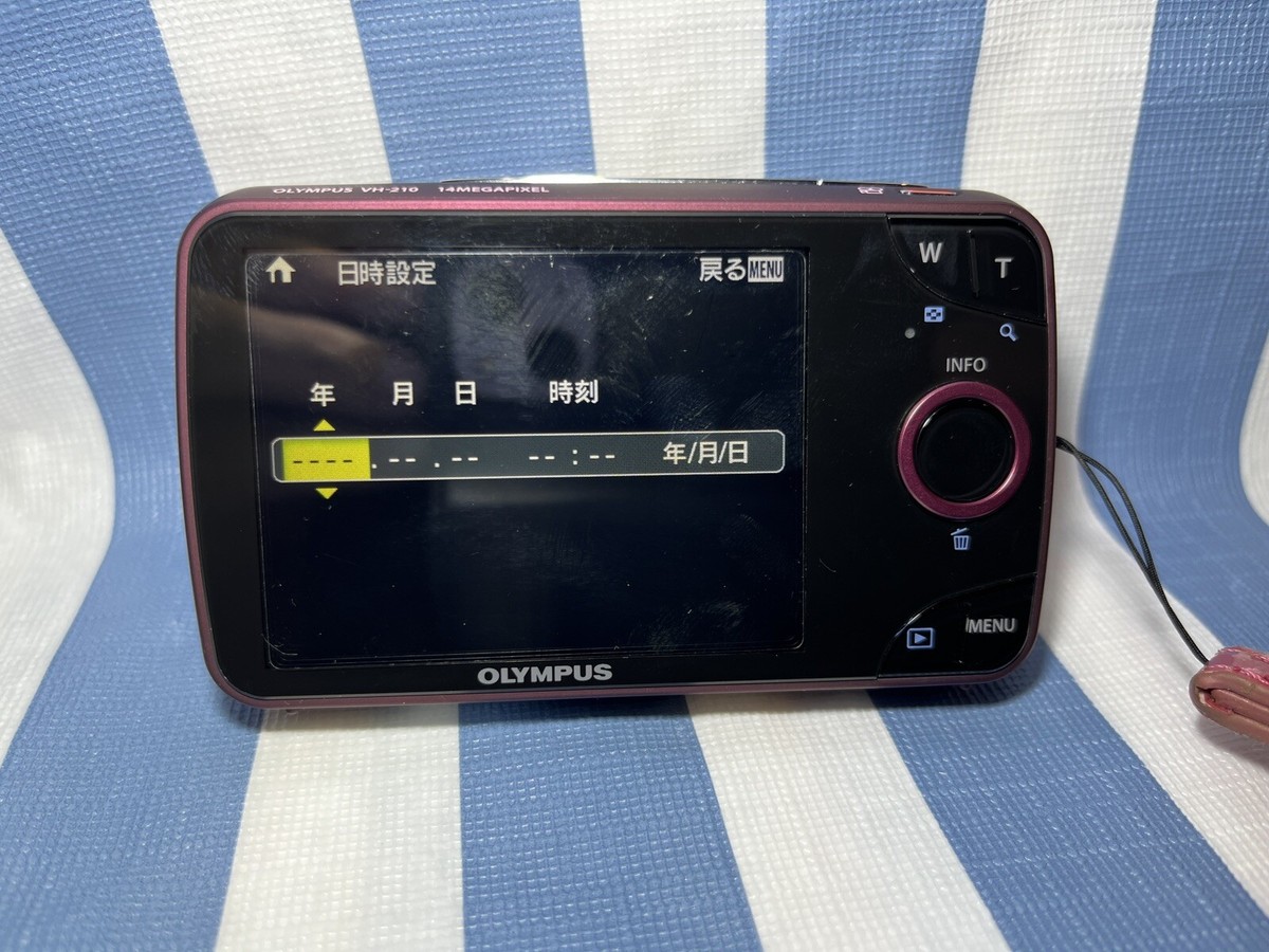 OLYMPUS VH-210 Compact digital camera ,15MP 5x,f2.8,R'Pink