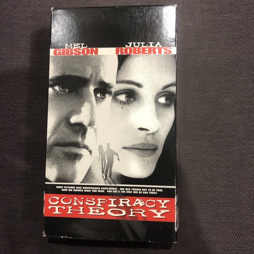 Conspiracy Theory Mel Gibson Julia Roberts Screening Demo Sealed Vhs Tape Promo - Picture 2 of 4