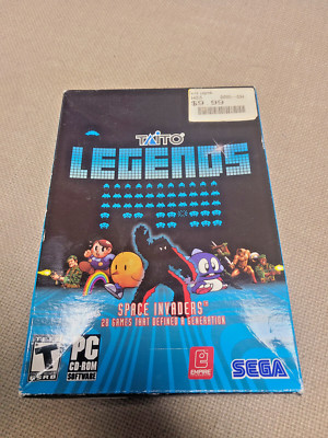 Taito Legends (PC, 2005) Arcade Classics Complete Brand New
