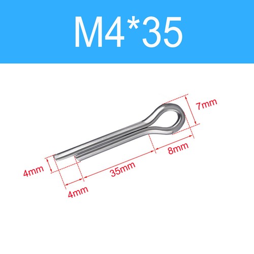 1mm 2mm 3mm 4mm To 10mm A2 Stainless Steel Split Pins Clevis / Cotter Pin DIN 94 - Picture 67 of 127