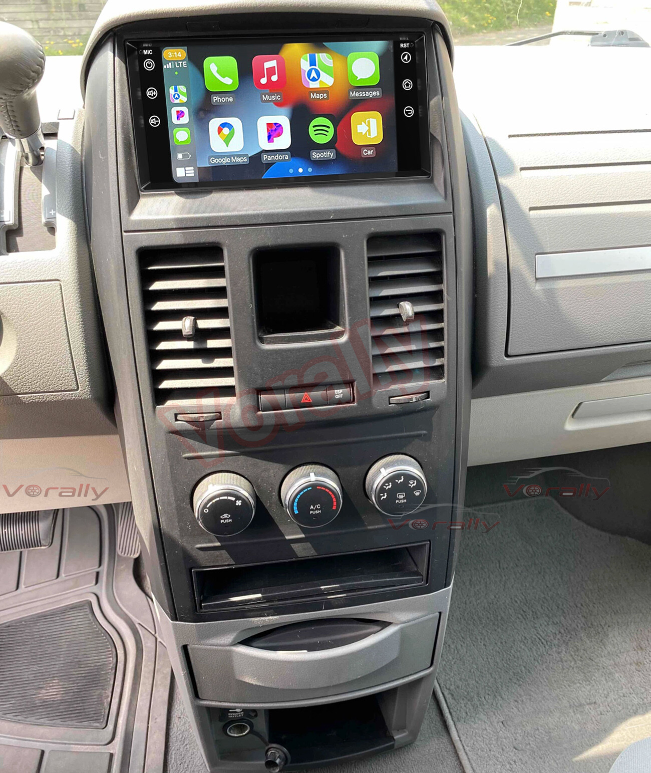Car Apple CarPlay Radio GPS SWC Head Unit For Dodge Grand Caravan 2008 2009 2010