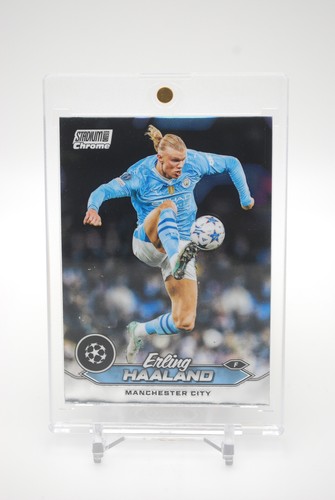 Erling Haaland MAN CITY 2023-24 Topps UEFA Stadium Club Base