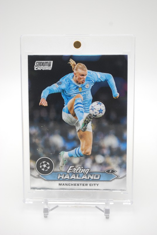 Erling Haaland MAN CITY 2023-24 Topps UEFA Stadium Club Base