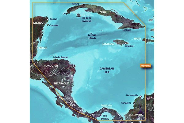 Cartes Garmin Amérique du Sud, côte Est BlueChart g3 | HXSA001R | micr – GPS Nation