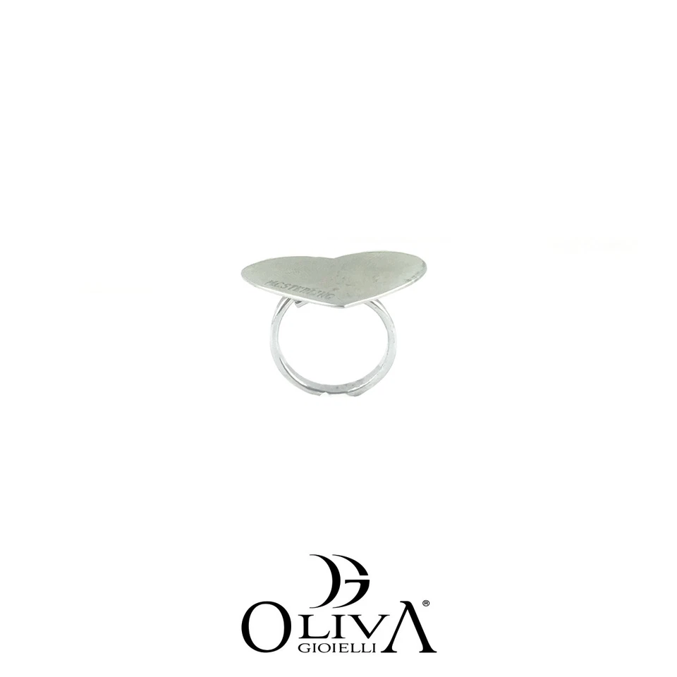  MARIA CHRISTINA STERLING ANELLO DONNA CUORE BRONZO PVD ARGENTO 925 - Immagine 2 di 4