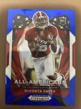 2021 Panini Prizm Draft DeVonta Smith All-American RC Blue #25/199 Alabama