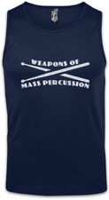 Canotta uomo Weapons Of Mass Percussion band drum sticks drummer drums