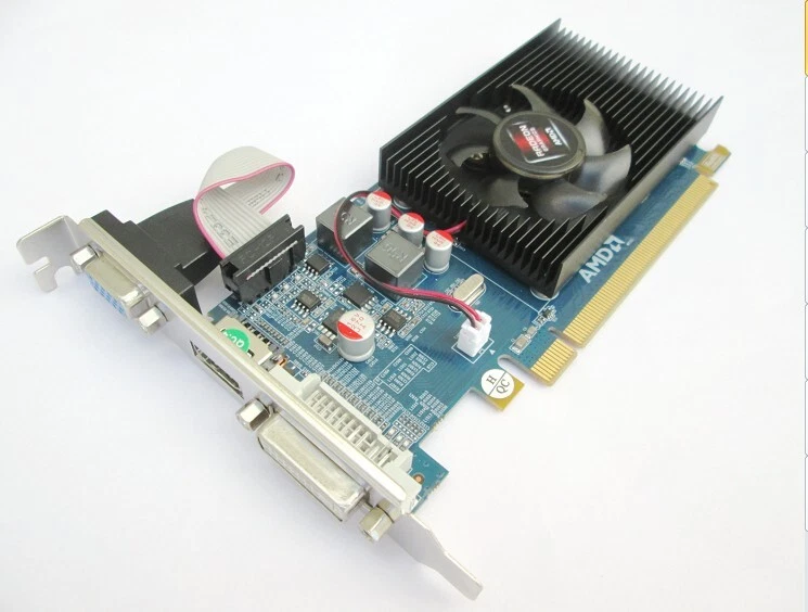 Amd HD 7450 2GB DDR3 DVI HDMI VGA PCI Graphics card - Image 3 of 4