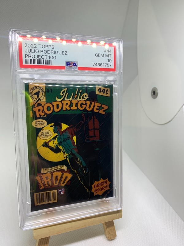 2022 Topps - Project 100 - Julio Rodriguez Rookie - PSA10