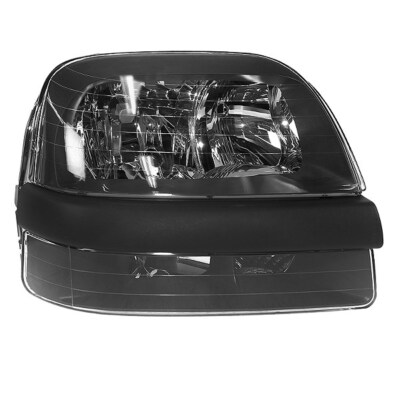 Faro Anteriore Destro Con Motore Per Fiat Doblo 2014-2022 – Nero, Alogeno 12V, Sostituzione Diretta