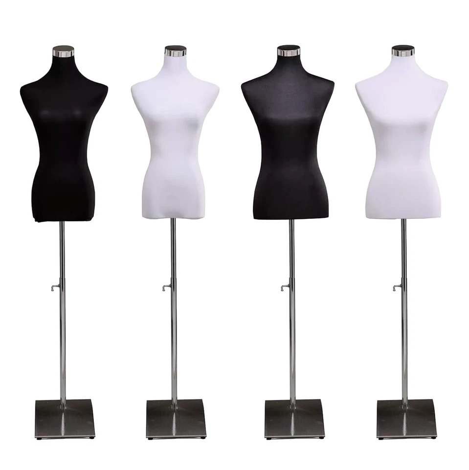 JLSUN Schneiderpuppe Damenbüste Torso – höhenverstellbar Gr. 32–36 & Gr. 36/38