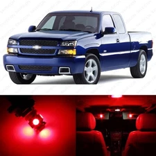 13 x Red LED Interior Light Package For 1999 - 2006 Chevy Silverado + PRY TOOL