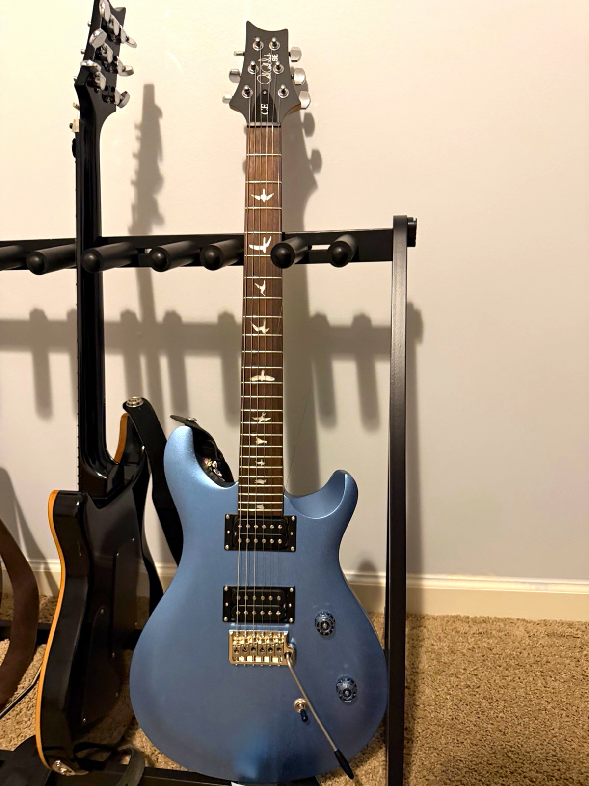 PRS SE CE 24 Blue Solid Mahogany 6-String Right-Handed 24-Fret Gig Bag