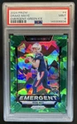 2024 Panini Prizm Drake Maye Emergent RC Green Ice Rookie #4 Patriots PSA 9
