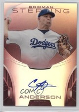 2013 Bowman Sterling Prospect Ruby Refractor 41/99 Chris Anderson Auto 0f8