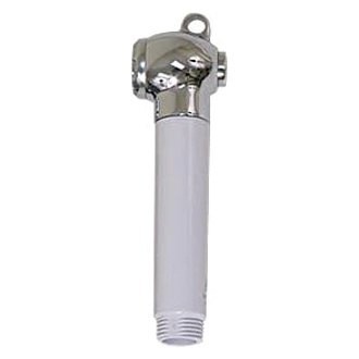 Scandvik Brass/ABS White Straight Push-Button Sprayer Handle