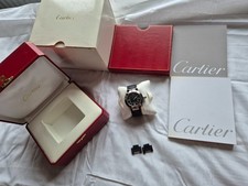 Cartier Pasha Seatimer Black Watch 40mm w31077u2 - 2790 Includes Box and Papers