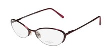 NEW VERA WANG LUXE EPIPHANY II GLASSES ITALY BX CAT EYE 50-17-135 HALF-RIM