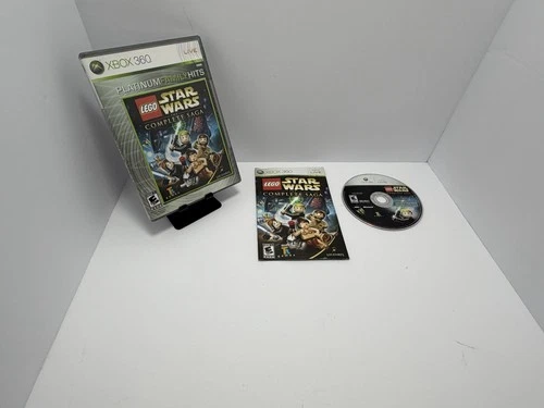 LEGO Star Wars Complete Saga Xbox 360 Platinum Hits Cib Complete Tested Works