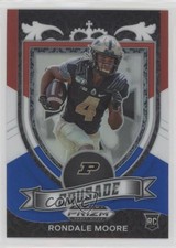 2021 Panini Prizm Draft Picks Crusade Red White & Blue Rondale Moore #171 0nr3