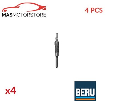 GLÜHKERZE GLÜHKERZEN BERU GV823 4PCS A FÜR FORD AUSTRALIA F250,F350 7.3L